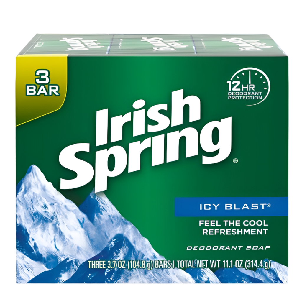 Irish Spring Icy Blast Soap 100g x 3