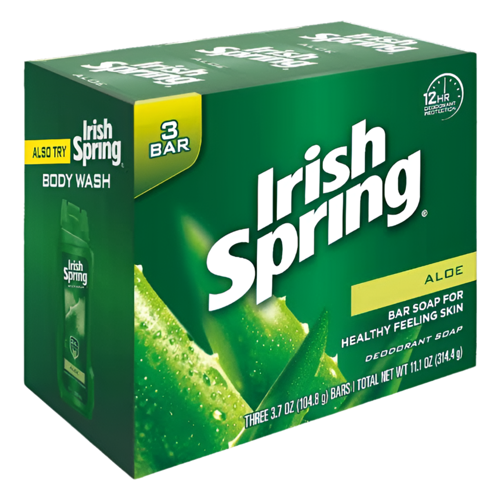 Irish Spring Aloe Vera Soap 100g x 3