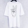 Jack & Jones Oversized T-shirt With Peace Back Print