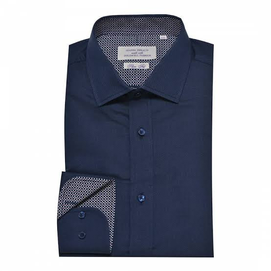 Gianni Feraud Printed Cuff Slimfit Shirt - Makdwn 