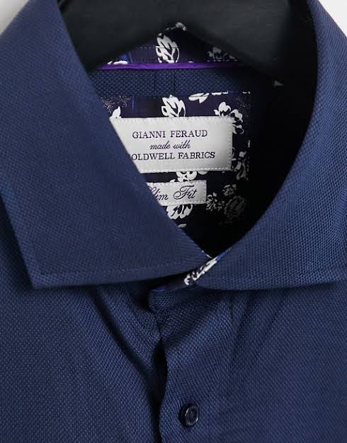 Gianni Feraud Printed Cuff Slimfit Shirt - Makdwn 